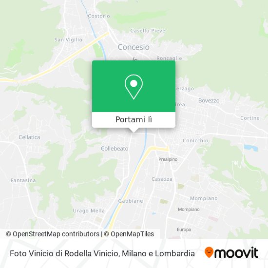 Mappa Foto Vinicio di Rodella Vinicio