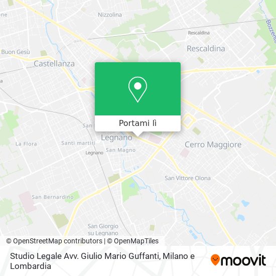 Mappa Studio Legale Avv. Giulio Mario Guffanti