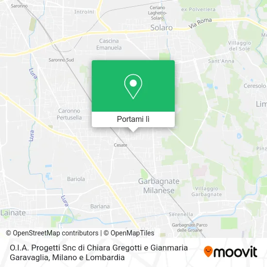 Mappa O.I.A. Progetti Snc di Chiara Gregotti e Gianmaria Garavaglia