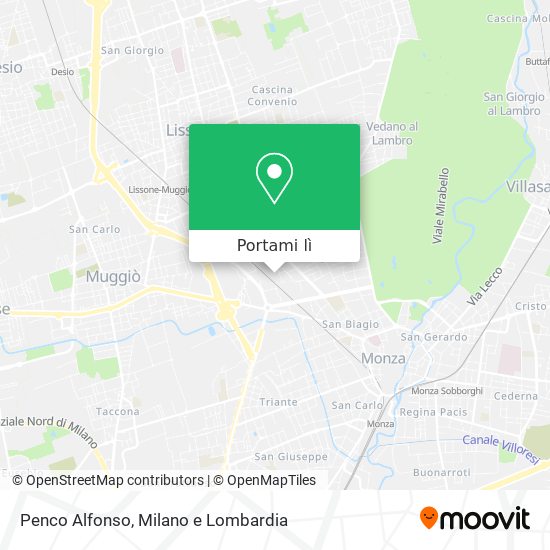 Mappa Penco Alfonso