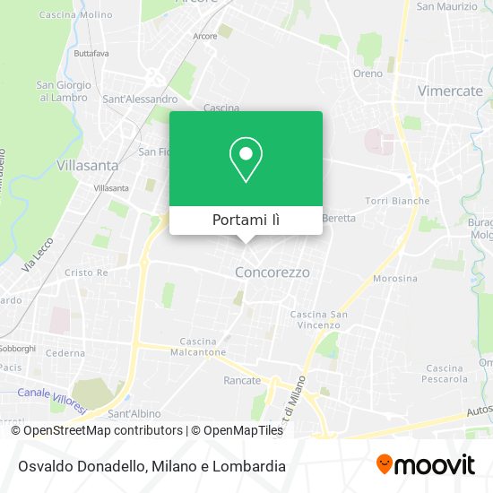 Mappa Osvaldo Donadello