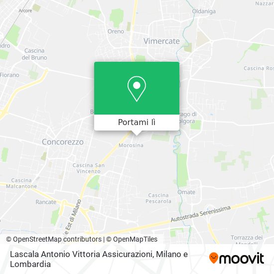 Mappa Lascala Antonio Vittoria Assicurazioni