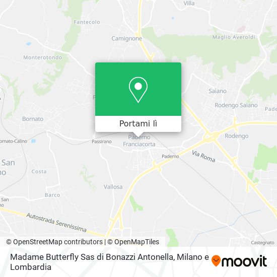 Mappa Madame Butterfly Sas di Bonazzi Antonella