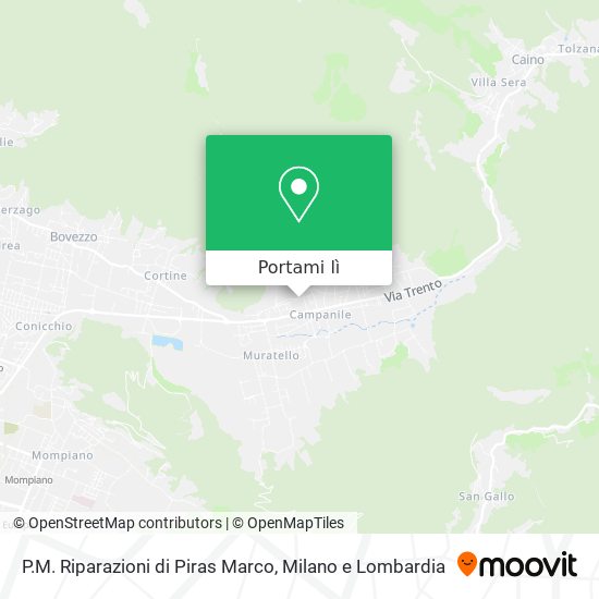 Mappa P.M. Riparazioni di Piras Marco