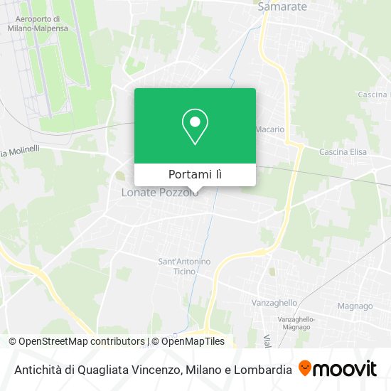 Mappa Antichità di Quagliata Vincenzo