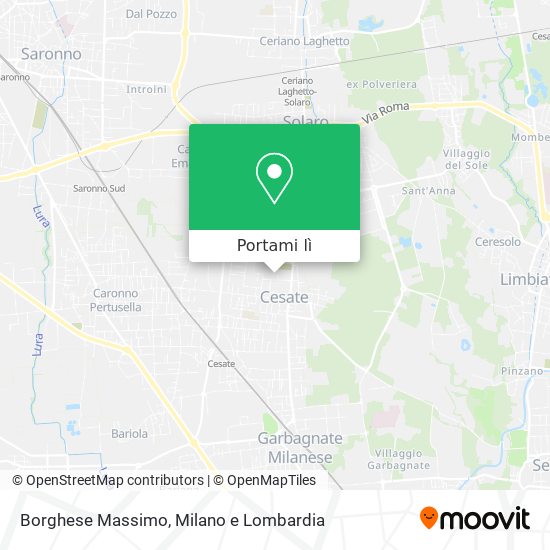 Mappa Borghese Massimo