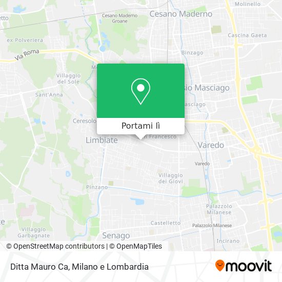 Mappa Ditta Mauro Ca