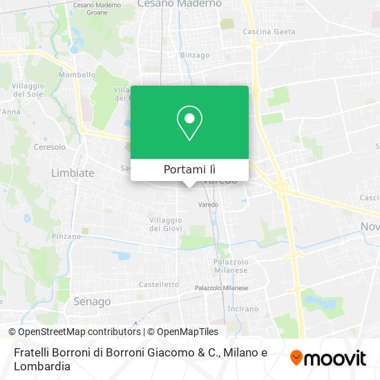 Mappa Fratelli Borroni di Borroni Giacomo & C.