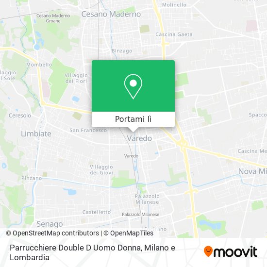 Mappa Parrucchiere Double D Uomo Donna