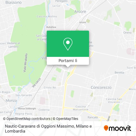 Mappa Nautic-Caravans di Oggioni Massimo