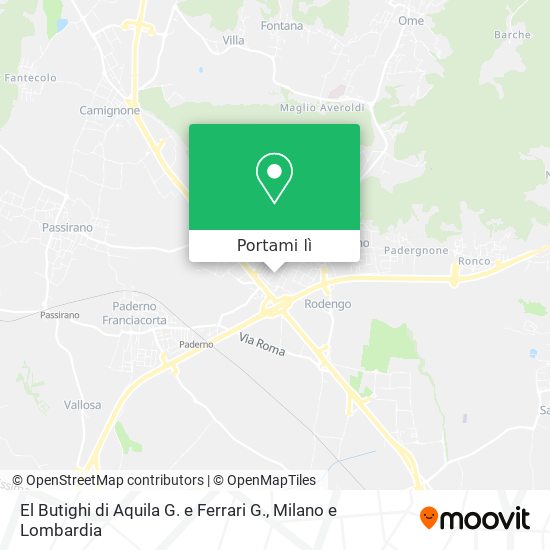 Mappa El Butighi di Aquila G. e Ferrari G.
