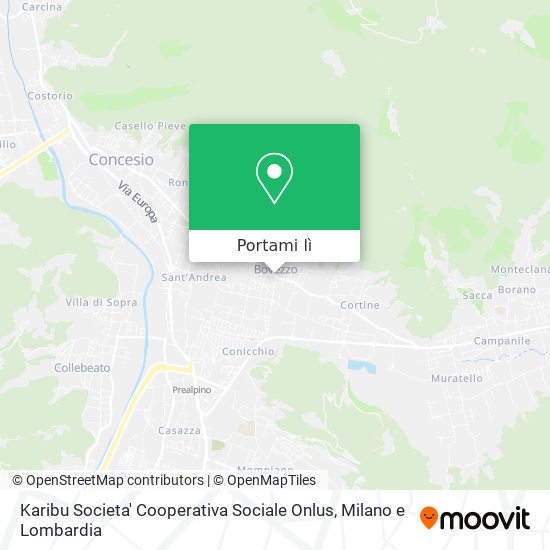 Mappa Karibu Societa' Cooperativa Sociale Onlus