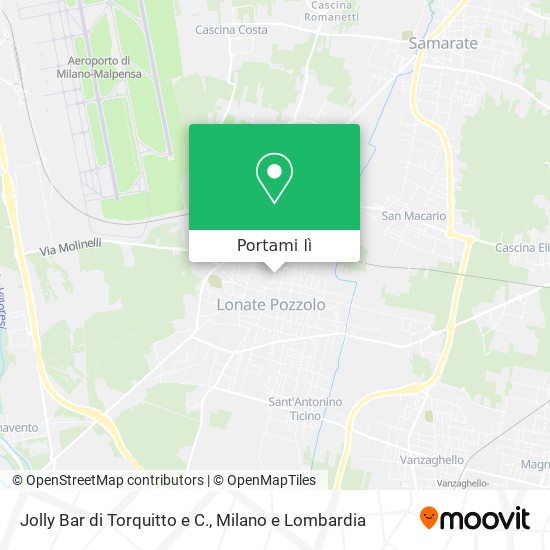 Mappa Jolly Bar di Torquitto e C.