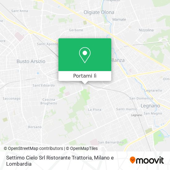 Mappa Settimo Cielo Srl Ristorante Trattoria