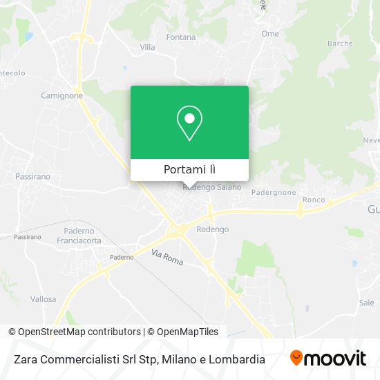 Mappa Zara Commercialisti Srl Stp