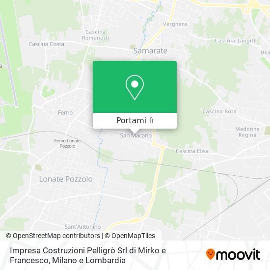 Mappa Impresa Costruzioni Pelligrò Srl di Mirko e Francesco