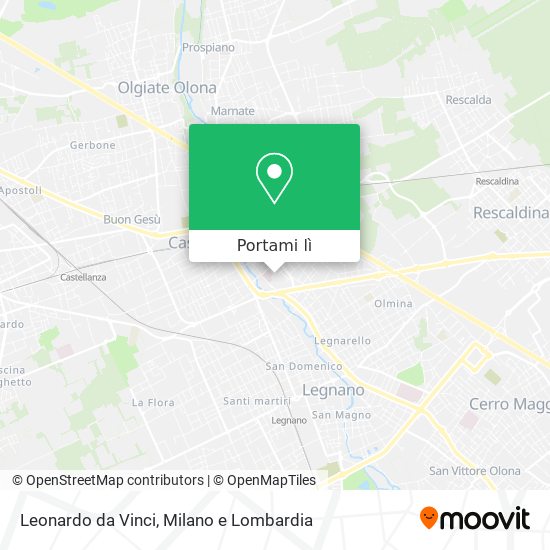 Mappa Leonardo da Vinci