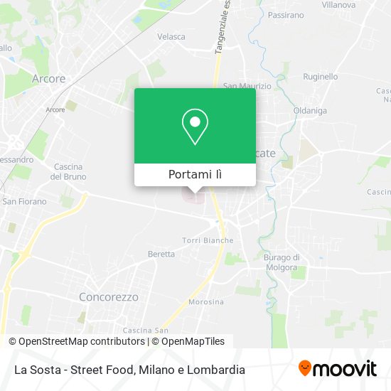 Mappa La Sosta - Street Food