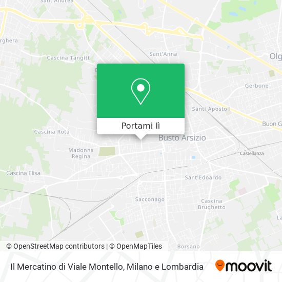 Mappa Il Mercatino di Viale Montello