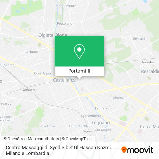 Mappa Centro Massaggi di Syed Sibet Ul Hassan Kazmi