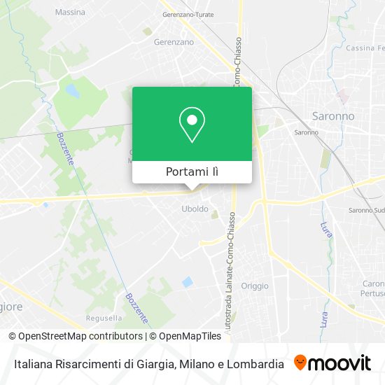 Mappa Italiana Risarcimenti di Giargia