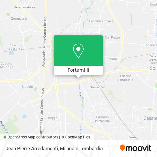 Mappa Jean Pierre Arredamenti