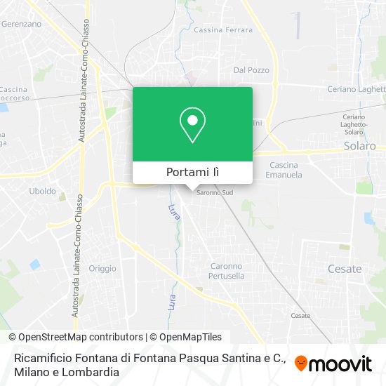 Mappa Ricamificio Fontana di Fontana Pasqua Santina e C.