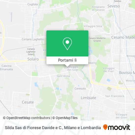 Mappa Silda Sas di Fiorese Davide e C.