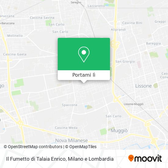 Mappa Il Fumetto di Talaia Enrico