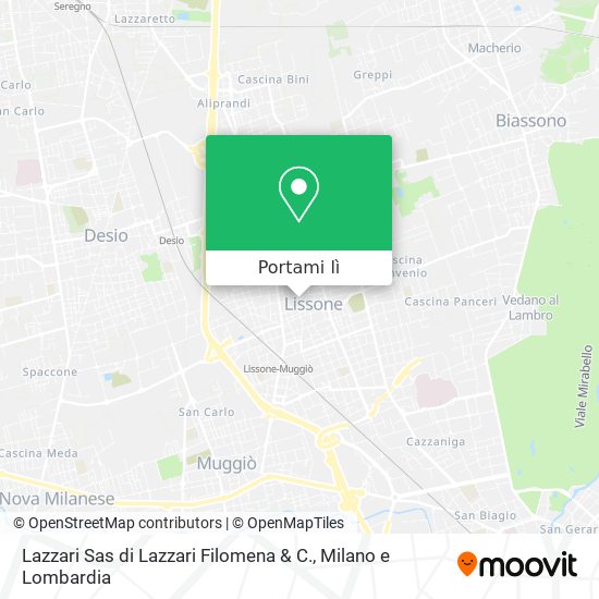 Mappa Lazzari Sas di Lazzari Filomena & C.