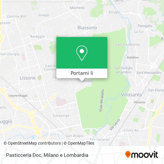 Mappa Pasticceria Doc