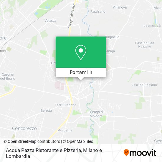 Mappa Acqua Pazza Ristorante e Pizzeria