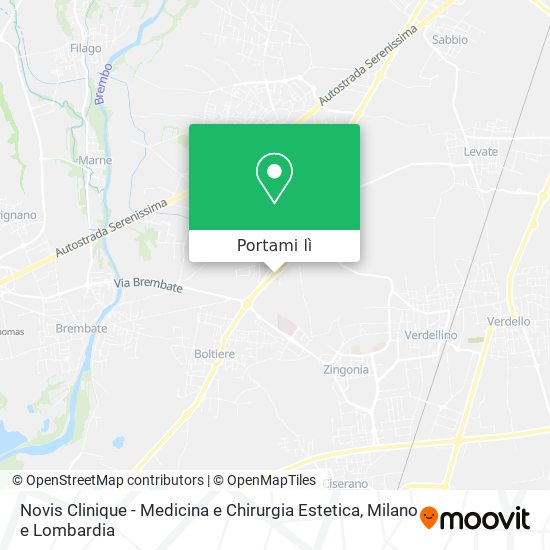 Mappa Novis Clinique - Medicina e Chirurgia Estetica