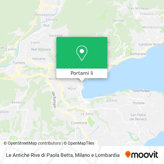 Mappa Le Antiche Rive di Paola Betta