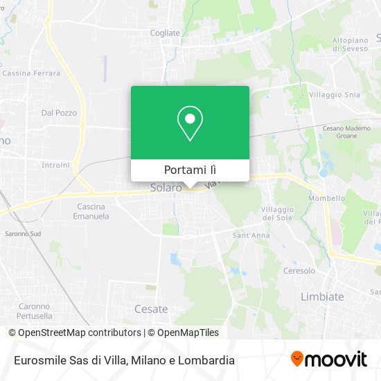 Mappa Eurosmile Sas di Villa