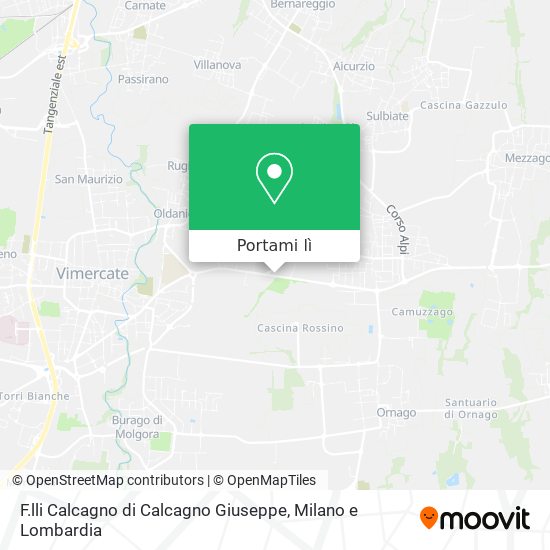 Mappa F.lli Calcagno di Calcagno Giuseppe
