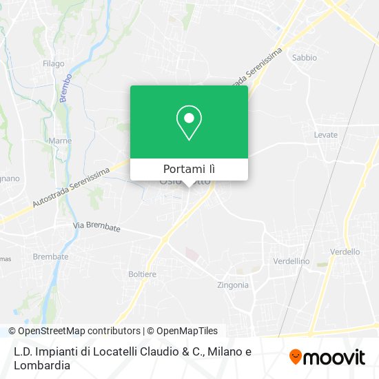 Mappa L.D. Impianti di Locatelli Claudio & C.