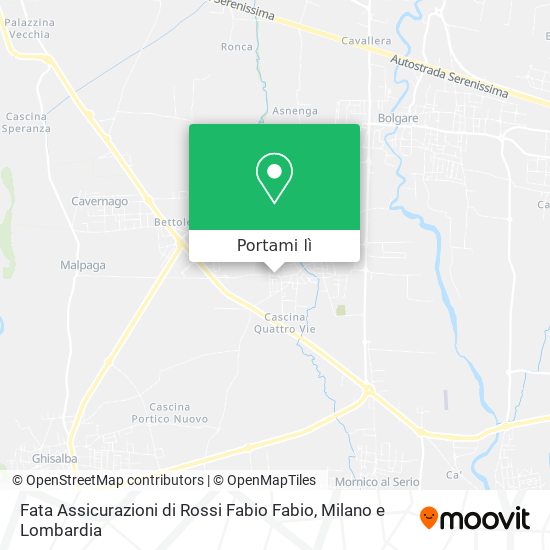 Mappa Fata Assicurazioni di Rossi Fabio Fabio
