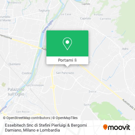 Mappa Essebitech Snc di Stefini Pierluigi & Bergomi Damiano
