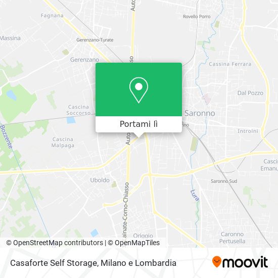 Mappa Casaforte Self Storage