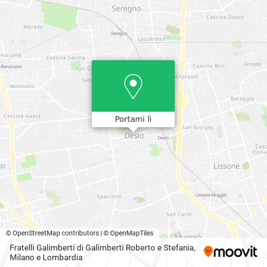 Mappa Fratelli Galimberti di Galimberti Roberto e Stefania