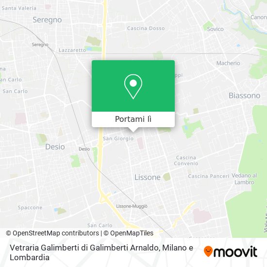 Mappa Vetraria Galimberti di Galimberti Arnaldo