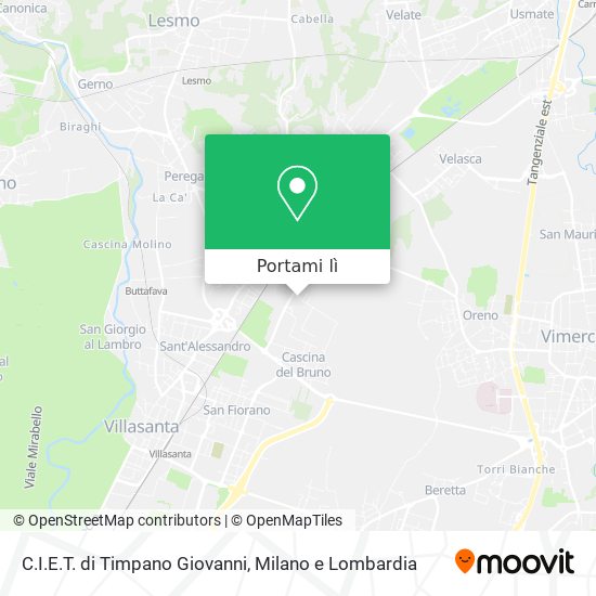 Mappa C.I.E.T. di Timpano Giovanni