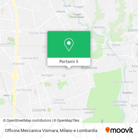 Mappa Officina Meccanica Vismara