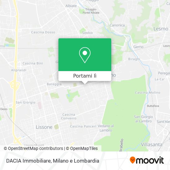 Mappa DACIA Immobiliare