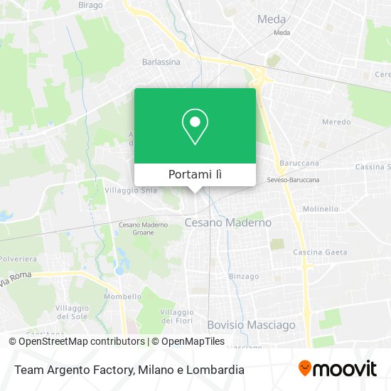 Mappa Team Argento Factory