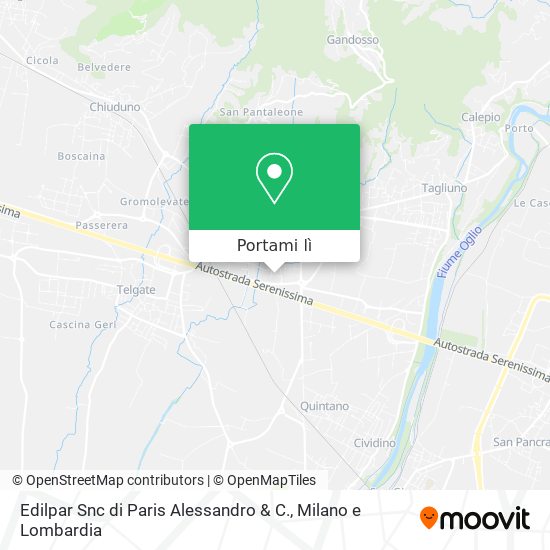 Mappa Edilpar Snc di Paris Alessandro & C.