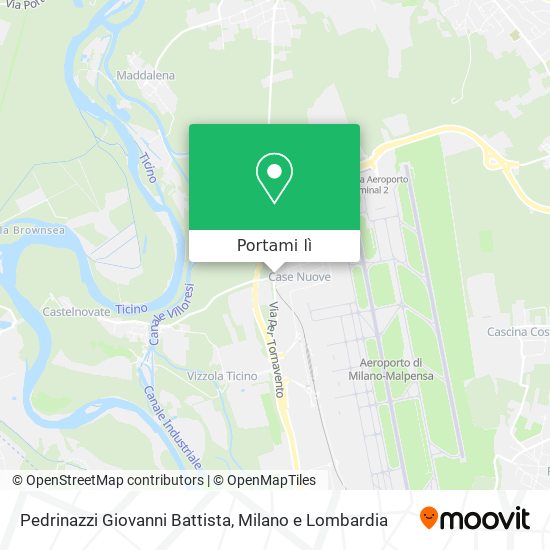 Mappa Pedrinazzi Giovanni Battista