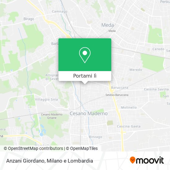 Mappa Anzani Giordano