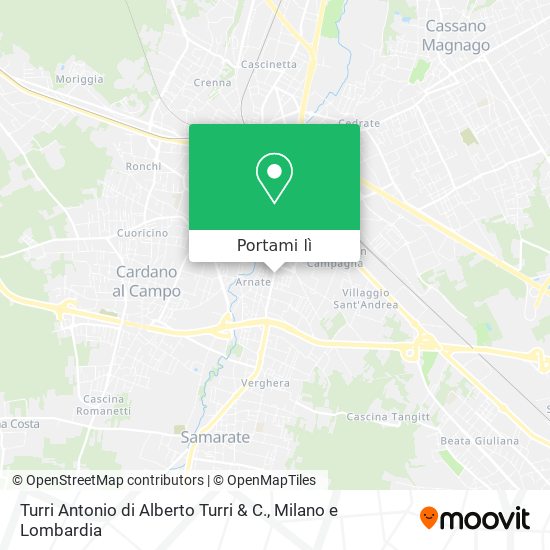 Mappa Turri Antonio di Alberto Turri & C.